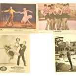 Lobby Card collection of 4 unsigned 10x8 inch lobby cards. Black & white and colour from Let's