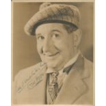 Will Fyffe - vintage 10x8 black and white photo, very early image inscribed 'Ooh I want to be a