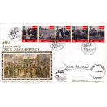 John Howard signed 50th anniv of D Day landings FDC. 6/6/94 postdate BFPO. Good condition Est.