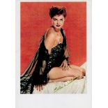 Esther Williams signed 8x6 inch colour photo. Good condition Est.