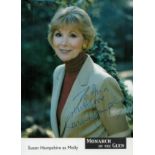 Susan Hampshire signed 6x4 inch Monarch of the Glen promo photo. Good condition Est.