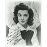 Ann Rutherford signed 10x8 inch black and white photo dedicated inscribed Thank you for your