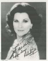 Debra Paget signed 10x8 inch black and white photo. Good Condition. All autographs come with a