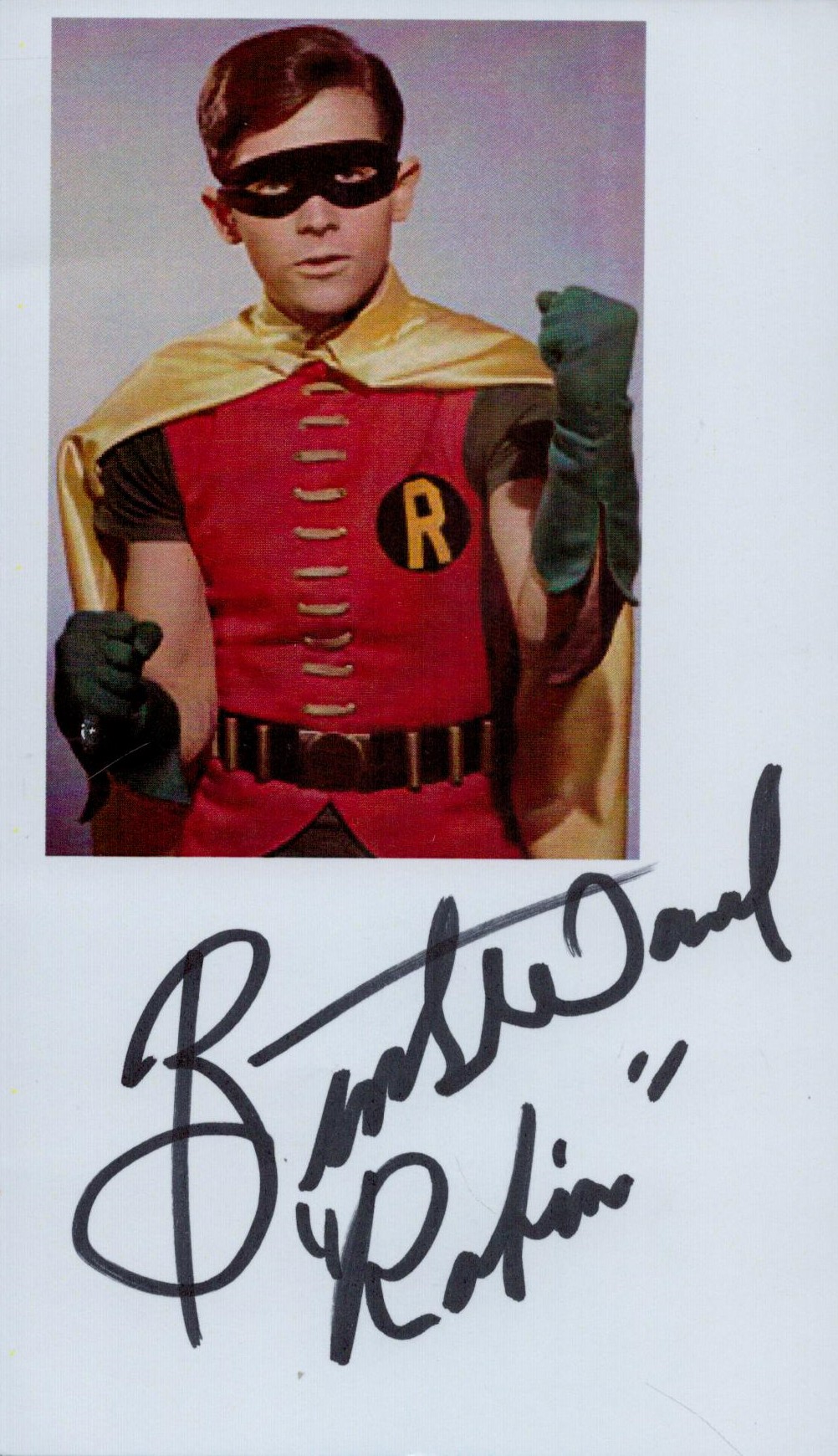 Bert Ward signed 6x4 inch approx. Robin colour photo. Good Condition. All autographs come with a