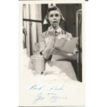 Jill Browne signed 6x4 inch Emergency Ward black and white photo. Good Condition. All autographs