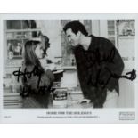 Multi signed Holly Hunter and Dylan McDermott Black and White Still Movie Photo 10x8 Inch. 'Home for