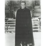 Christopher Lee signed 10x8 inch Dracula black and white photo. Good Condition. All autographs