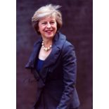 Theresa May signed colour photo. Measures 8 inch by 11-inch appx. Good Condition. All autographs