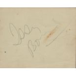 Issy Bonn signed Autograph page 5x4 Inch. Was a British comedian, singer, actor, and theatrical