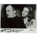 Multi signed Bernardo Bertolucci and Liv Tyler Black and White Still Movie Photo 10x8 Inch. '