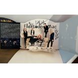 Fleetwood Mac signed The Dance promo pop-up, fold-out press kit 1997. signed by Stevie Nicks,