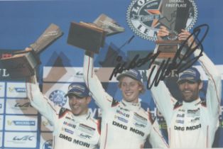 Mark Webber signed 8x6 inch colour photo. Good Condition. All autographs come with a Certificate