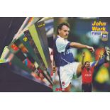 Footballers Collection of 10 signed Magazine cut out page signatures such as Steve Sedgley. Ian