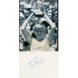 SUE BARKER 1976 French Open Winner signed card with Photo . Good Condition. All autographs come with