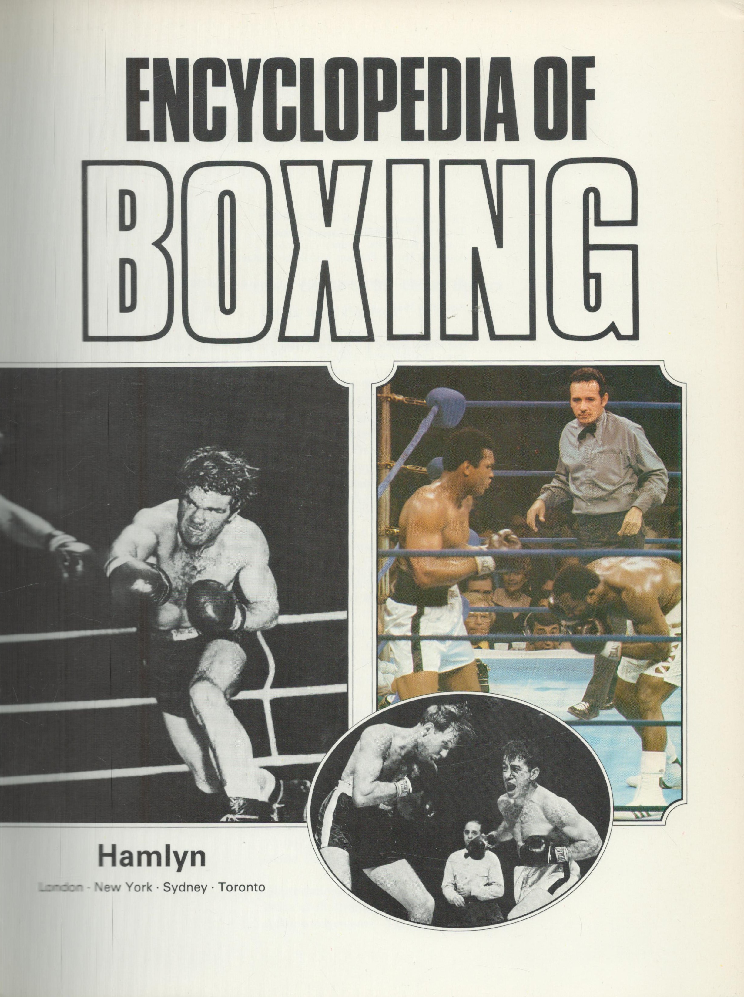 Encyclopaedia of Boxing by Gilbert Odd Hardback book, 192 pages. Good Condition. All autographs come - Bild 2 aus 3