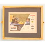 Damon Hill Signed photo, pictured in Formula One Williams Race Car. Framed. Measures 13 inch by