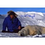 David Attenborough signed 12x8 colour photo. Good Condition. All autographs come with a