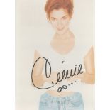 Celine Dion signed 7x5 inch approx. colour promo photo. Good Condition. All autographs come with a