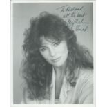 Jacqueline Bisset signed 10x8 inch black and white photo dedicated. Good Condition. All autographs