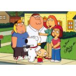 Seth MacFarlane, American actor, animator and writer signed 11x8 inch 'Family Guy' photo. He is well