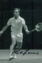 Rod Laver signed 6x4 inch black and white photo. Good Condition. All autographs come with a