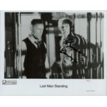 Bruce Dern signed Black and White Still Movie Photo 10x8 Inch. 'Last Man Standing (1996 film)'. Good