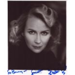 Juliet Mills, British actress signed and dedicated 9.5x7.5-inch photo. She began her career as a
