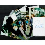 Tennis collection of 4 signed photos, 8 signed white cards and 3 unsigned photos including names