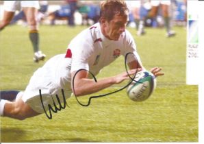 Will Greenwood signed colour photo. Measures 8 inch by 11-inch appx. Good Condition. All