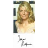 Jemma Redgrave signed white card and 6x4 inch colour photo. Good Condition. All autographs come with