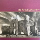 Bono, Edge, Larry Mullen and Adam Clayton 1984 The Unforgettable Fire multi signed LP Sleeve