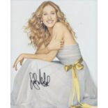 Sarah Jessica Parker signed 10x8 inch colour photo. Good Condition. All autographs come with a