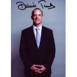 Dominic Raab Signed colour photo. Measures 5 inch by 7inch appx. Good Condition. All autographs come