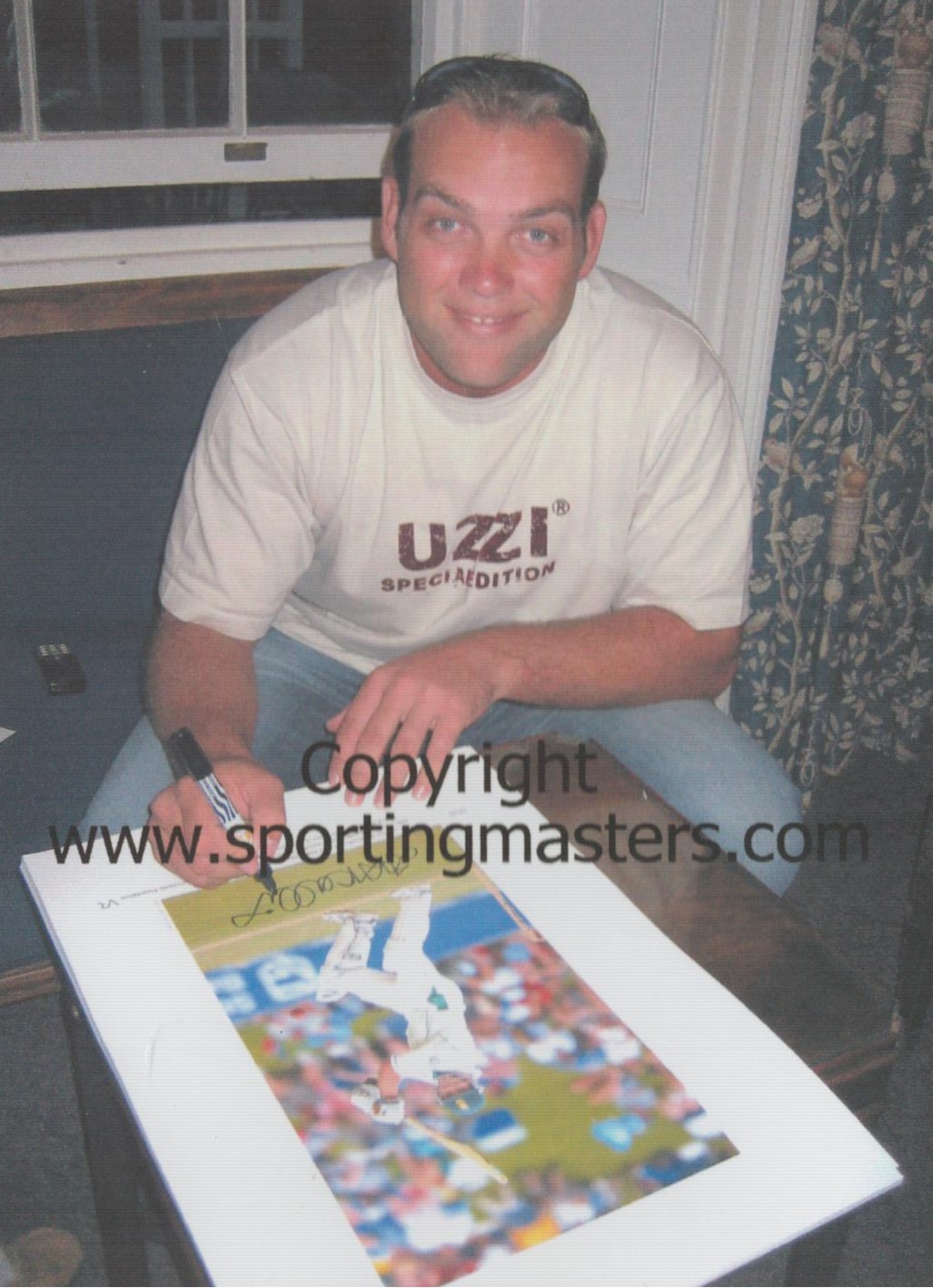 Jacques Kallis signed limited edition print with signing photo. Jacques Kallis has blossomed into - Image 2 of 2