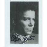 William Shatner signed 5x3 inch black and white Star Trek photo. Good Condition. All autographs come