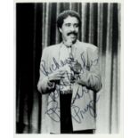 Richard Pryor signed 10x8 inch black and white photo dedicated. Good Condition. All autographs
