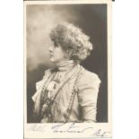 Sarah Bernhardt signed 6x4 inch vintage sepia photo. Good Condition. All autographs come with a