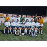 Autographed ROY McFarland 16 x 12 Photo : Col, depicting the 1971/72 First Division Champions -
