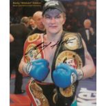 Ricky Hatton signed 10x8inch colour photo. Good Condition. All autographs come with a Certificate of