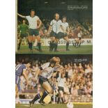 DERBY COUNTY 3 signed A4 Magazine Pictures by Archie Gemmill, Roy McFarland and Colin Todd . Good