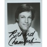 Richard Chamberlain signed 5x3 inch black and white photo. Good Condition. All autographs come