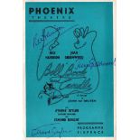 Bell, Book and Candle signed programme, signed by Rex Harrison, Joan Greenwood and Thene Seyler from