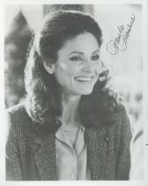 Paula Prentiss signed 10x8 inch black and white photo. Good Condition. All autographs come with a