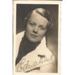 Edna Best signed 6x4 inch black and white vintage photo. Good Condition. All autographs come with