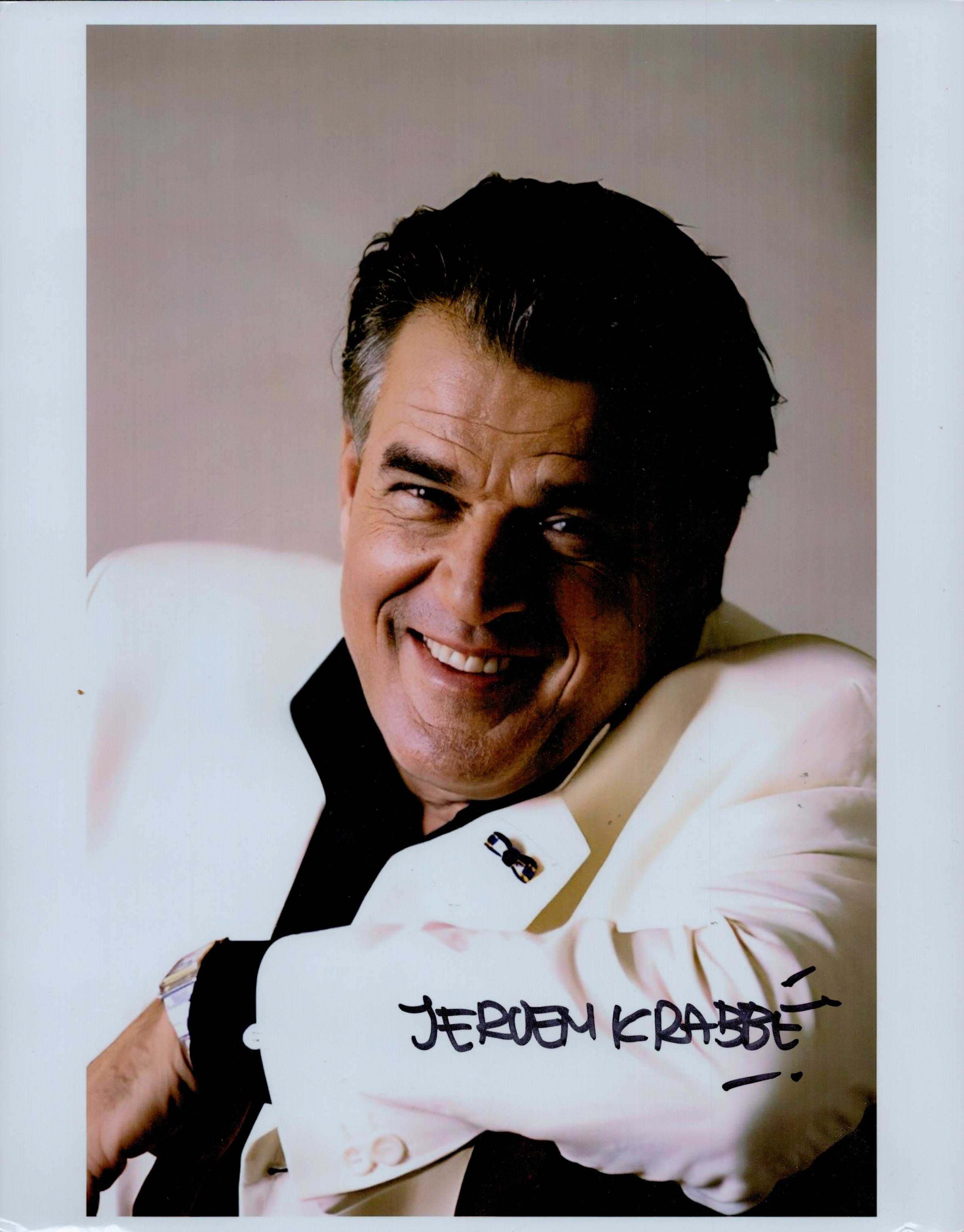 Joroen Krabbe signed 10x8 inch colour photo. Good Condition. All autographs come with a