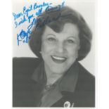 Kaye Ballard signed 10x8 inch black and white photo. Dedicated. Good Condition. All autographs