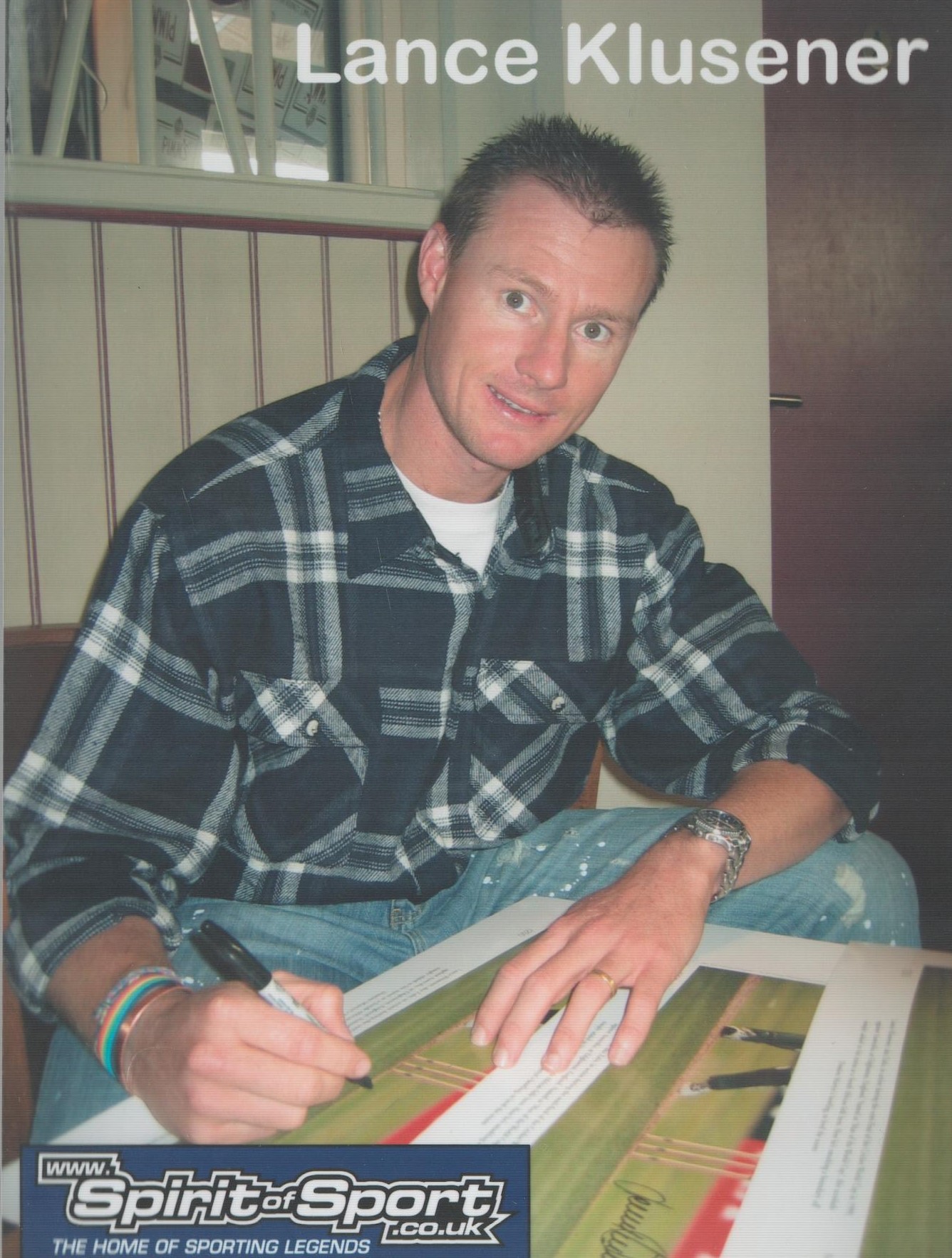 Lance Klusener signed limited edition print with signing photo. Lance Klusener is one of the most - Image 2 of 2