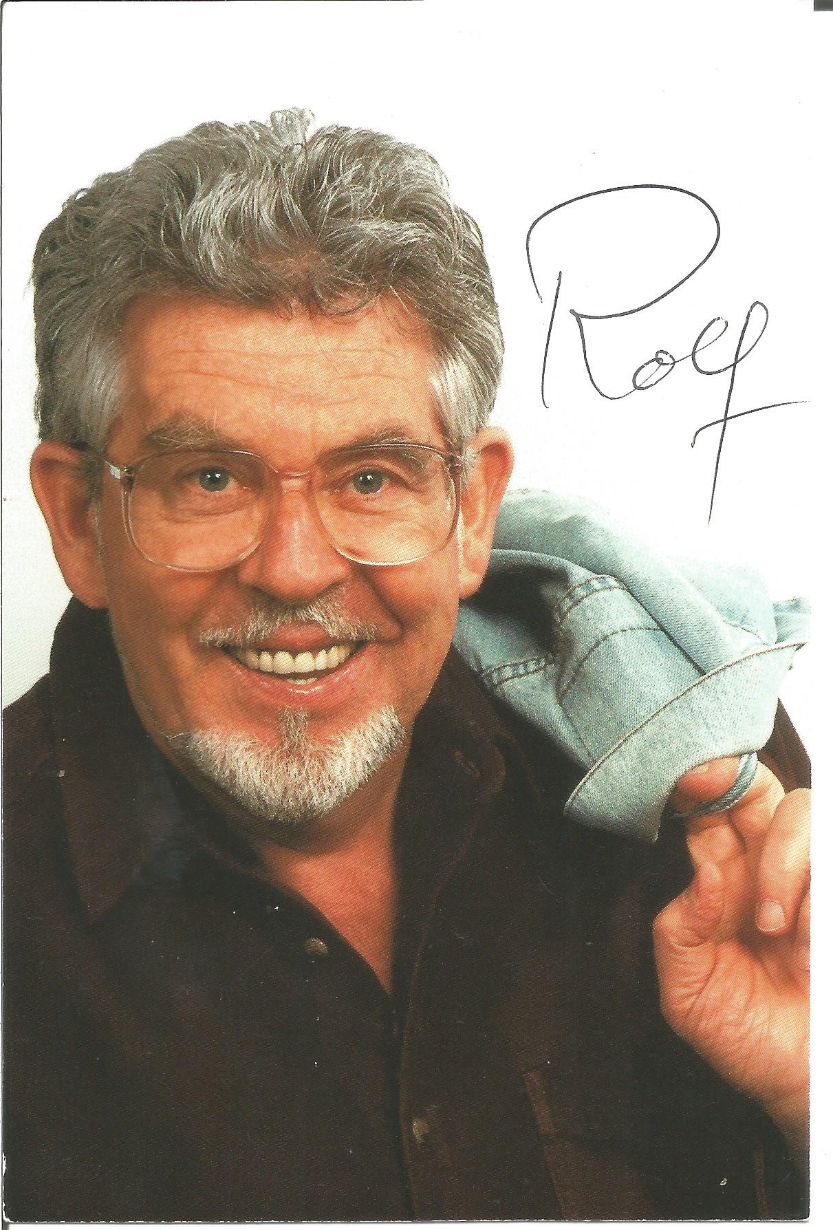 Rolf Harris signed 6x4 inch colour promo photo. Good Condition. All autographs come with a