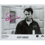 Sam Neill signed Black and White Still Movie Photo 10x8 Inch. 'Event Horizon is a 1997 science