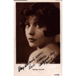 Renée Adorée (1898-1933), French stage and film actress signed and dated, 'Hollywood Calif. March 1,